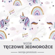 kołdra obciążeniowa wzór tęczowe jednorożce.jpg