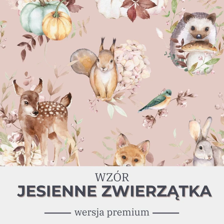 kołdra obciążeniowa wzór jesienne zwierzątka.jpg