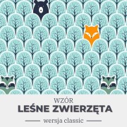 kołdra obciążeniowa wzór leśne zwierzęta.jpg